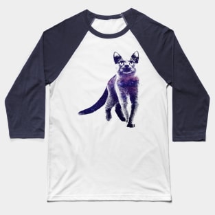 Space Cat Baseball T-Shirt